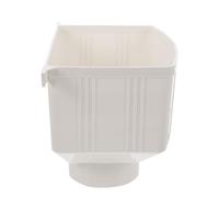 NESTINGHO Extension de Gouttière Filtre d'Évacuation des Eaux Pluviales, Seau de Pluie en Plastique Solide et Connecteur pour Gouttière d'Eau de Pluie