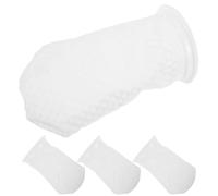 NESTINGHO Filtre à Eau pour Aquarium 4pcs Design 3D en Nid d'abeille, Chaussettes de Filtration en PP Blanc, Antidébordement et Haute Pénétration d'eau pour Aquariums d'eau Douce et Salée