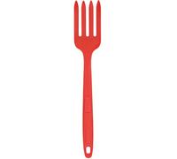 NESTINGHO Fourchette à Pâtes Ustensile Cuisine Pratique en Silicone Rouge Bords Lisses sans Bavure pour Restaurants et Cuisines Professionnelles