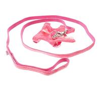 NESTINGHO Harnais Confortable Réglable pour Furet en Peluche Courte Laisse de Traction et Tissu Non Tissé Promenade en Extérieur des Petits Animaux