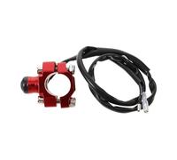 NESTINGHO Interrupteur Guidon Moto Multifonction Rouge Bouton Arrêt Démarrage Urgence Compatible Atv Quad Dirt Bike Installation Facile sans Outil