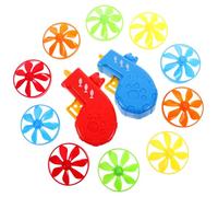 NESTINGHO Jouets Interactifs pour Chats 2pcs Soucoupes Volantes Miniatures en Abs pour Entraînement et Exercice Intérieur et Parc Couleur Aléatoire