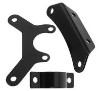 NESTINGHO Kit 3 Pièces Support de Montage Refroidisseur D'huile Noir en Fer pour Radiateur Moteur 125cc 140cc avec Vis et Écrou Installation Facile pour Véhicules
