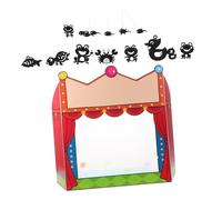 NESTINGHO Kit Théâtre Marionnettes Ombres DIY Accessoires Artisanaux pour Spectacle Marionnettes Main Jeu Éducatif pour Garçon Fille et Adultes Découverte Traditionnelle Théâtre Chinois