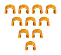 NESTINGHO Lot de 10 Boucles de C pour Câble de Frein Vélo, Alliage D'aluminium Léger, Fixation Fiable pour Vtt et Gestion des Câbles