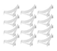 NESTINGHO Lot de 12 Clips Métalliques pour Étagère de Réfrigérateur et Congélateur, Crochets Multifonctions en Métal, Installation Simple pour Rangement Frigo Connecté et Compartiments