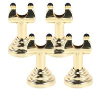 NESTINGHO Lot de 4 Pinces Numéros de Table en Métal Doré, Design Compact et Fixation Sécurisée, pour Restaurants et Événements