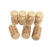 NESTINGHO Lot de 50 Bouchons de Liège en Bois Naturel pour Bouteille de Vin Étanchéité Hermétique, Design Droit, pour Bar et Conservation du Goût
