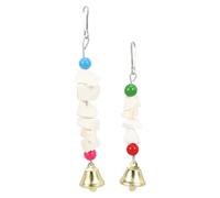 NESTINGHO Mâcher pour Perroquets en Os de Seiche Crochet, Supplément de Calcium Naturel, Lot de 2 Pièces pour Petits Oiseaux et Animaux Grimpeurs Couleur Aléatoire