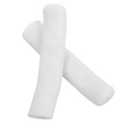 NESTINGHO Manchon de Poignée de Frein de Vélo 1 Paire Antidérapant en Blanc, et Confortable, pour Leviers de Frein, Adapté aux Vélos Fixés et Pliants