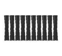 NESTINGHO Manchons de Protection pour Câble de Vélo 10 Pièces en Plastique Noir, Résistants et Anti-Usure, Accessoires Indispensables pour Cadre de Vélo