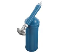 NESTINGHO Mini Pistolet à Graisse 80cc en Alliage avec Finition Argentée Électrolytique, Coupleur D'injecteur de Graisse pour Excavateurs et Équipements Mécaniques sur Chantiers