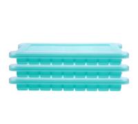 NESTINGHO Moule à Mini Glaçons en Silicone 3pcs Couvercles, Bac de Congélation Pratique Facile à Démouler Chocolat et Savonnette la Maison