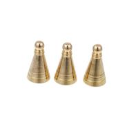 NESTINGHO Moule à Parfum Tour en Laiton 3pcs, Outil Facile à Utiliser Transporter pour Modeler Cônes de Parfum, Décoration Intérieure et DIY Créatif