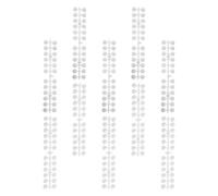 NESTINGHO Nuancier de Couleurs Facile à Utiliser 240 Pièces pour Manucure en Plastique Ruban Adhésif Double Face et Transporter pour Écoles et Salons de Nail Art