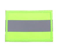 NESTINGHO Patch Haute Visibilité Réfléchissant de Sécurité Autocollant en Nylon Solide Utilisation Longue Durée pour Vêtements et Paquet en Extérieur
