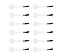 NESTINGHO Pinceaux de Remplacement Lot de 20 pour Dessiner Fleurs et Motifs Précision en Nylon Noir pour Vernis à Ongles, pour Nail Art et DIY