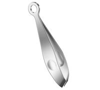 NESTINGHO Pinces à Épiler en Acier Inoxydable Argentées pour Enlever Arêtes de Poisson Design Ergonomique, Compactes pour Toilettage D'animaux et Usage Cuisine