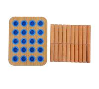 NESTINGHO Planche de Rééducation Bois pour Exercices de Force des Doigts avec Chevilles Faciles à Saisir Outil de Coordination Main-œil pour Rééducation et Entraînement de Motricité Fine