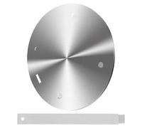 NESTINGHO Plaque Adaptation Inox pour Induction Diffuseur de Chaleur Acier Inoxydable Transfert Thermique Rapide pour Gaz Plaques Électriques et Cuisson Uniforme