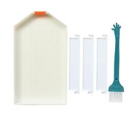 NESTINGHO Plateau de Peinture Kit 1 Set Grosse Capacité Diamant Multifonction avec Séparateurs en Plastique Robuste pour et Dessin, Accessoire pour Artistes Débutants et Confirmés