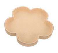 NESTINGHO Plateau de Service Bois Forme Fleur Usage Polyvalent Surface Antidérapante pour Fruits et Collations en Salon ou Bureau
