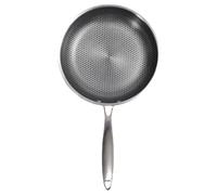 NESTINGHO Poêle à Œufs en Acier Inoxydable Fond Alvéolé, Antiadhésive et Facile à Nettoyer, Adaptée pour Cuisinière Électrique et Gaz, pour Camping