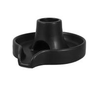 NESTINGHO Porte-Parfum en Céramique Noir Robuste Plaque de Purification pour Bâtonnets de Palo Santo, Support Polyvalent pour Décoration Intérieure et Hôtels