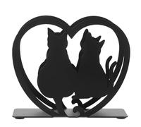 NESTINGHO Porte-serviette Métal Créatif pour Table Support Serviette de Bureau Distributeur Papier Absorbant pour Restaurant Hôtel Bureau Design Moderne et Pratique