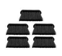 NESTINGHO Set de 5 Balais à Main en Plastique Noir pour Nettoyage de Cheminée, Brosse Pratique pour Éliminer Poussière et Cendres, pour Villas et Foyers