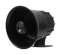 NESTINGHO Sirène D'alarme 12v pour Voiture Corne Ronde en Plastique, 15w, Étanche Situations d'urgence en Extérieur
