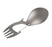 NESTINGHO Spork en Titane Léger Multifonction Cuillère, Fourchette et Ouvre-bouteille pour Camping, Randonnée et Voyage en Plein Air