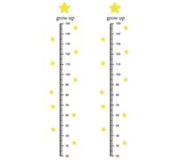 NESTINGHO Sticker Mural Hauteur Garçon et Filles en Pvc Motif Étoiles, Décoration Chambre Bébé et Garçon et Filles, Tableau Mural des Tailles Solide et Coloré pour Suivre la Croissance
