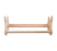 NESTINGHO Support de Perchoir en Bois Forme Poulet Khaki Polyvalent pour Poules et Perroquets, pour Poulaillers, Maintien des Becs et Griffes Entretenus