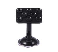 NESTINGHO Support de Téléphone Portable pour Navigation Mobile Compact et Maintien Sécurisé en Plastique Noir Ventouse Puissante 8 Points Rotation 360 Degrés pour Voiture