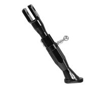 NESTINGHO Support de Trépied pour Moto Réglable en Alliage D'aluminium Noir, Béquille Latérale Ajustable en Hauteur pour Véhicule Électrique, Maintien du Pied Sécurisé