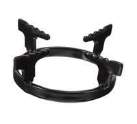 NESTINGHO Support pour Pot Noir en Fer Surface Lisse et Design Spécial, Accessoire Cuisine pour Cuisinière à Gaz Adapté aux Cafetières et Casseroles