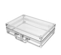 NESTINGHO Valise Armoire en Alliage D'aluminium Grosse Capacité avec Espace de Rangement Ample et Boîte à Couronne Transparente pour Présentoir à Bracelets
