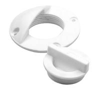 NESTINGHO Vanne de Vidange Plastique pour Bateau Système Auto-Videur, Accessoire de Drainage pour Bateaux de Pêche et Yachts, Usage