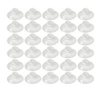 NESTINGHO Ventouses en Plastique Transparent Lot de 80 Suceur Pratique Forte Aspiration et Facile à Démonter pour Petits Paniers et Fleurs de Bain