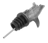 NESTINGHO Verseur de Bouteille Verseur D'huile et Alcool en Alliage de Zinc de Requin Couvercle Anti-poussière Cuisine et Bar