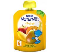 Nestle 3x Nestlé Naturnes Purée 4 Fruits 6 Mois 90g