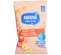 NESTLÉ Baby Snack Puffy Puffs Banane Fraise Aliment 28 g