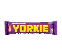 Nestlé - Barre de chocolat au lait Yorkie - raisins secs et biscuit - lot de 12 barres de 53 g