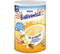 Nestlé Bébé - Babivanille Céréales Déshydratées Dès 10 Mois - Boîte métal de 400g