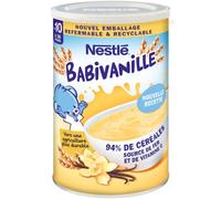 Nestlé Bébé - Babivanille Céréales Déshydratées Dès 10 Mois - Boîte métal de 400g (Lot de 6)