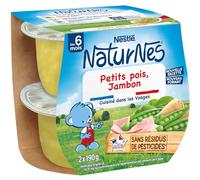 NESTLÉ BÉBÉ - PETITS POIS JAMBON DES 6 MOIS 2x190g