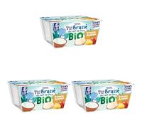 Nestlé Bébé P'tit Brassé Bio Végétal Lait de Coco Pomme Ananas - 4x 90g - dès 6 mois (Lot de 3)