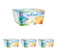 NESTLÉ BÉBÉ - P'TIT BRASSÉ LES SANS SUCRES AJOUTÉS ABRICOT VANILLE DES 6 MOIS 4X90G (Lot de 4)