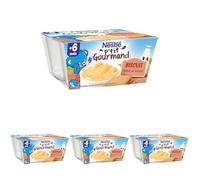Nestlé Bébé - P'tit Gourmand Biscuit - Laitage dès 6 mois - 4 x 100g (Lot de 4)
